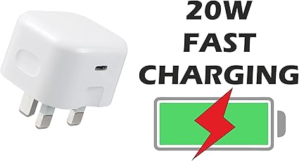 Samsung Charger Plug Fast Charge Phone USB Type C Plug UK Charging for Samsung Galaxy A14/A54/A34/S24/S24+/S22/S21/S20/A04S/A12/A13/A52/A53/iPhone 15 Charger Plug for 15 Pro/15 Plus/15 Pro Max