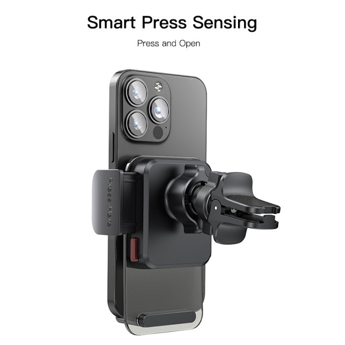 C163 Air Vent Phone Holder | Transparent Air Vent Mobile Phone Holder for Car