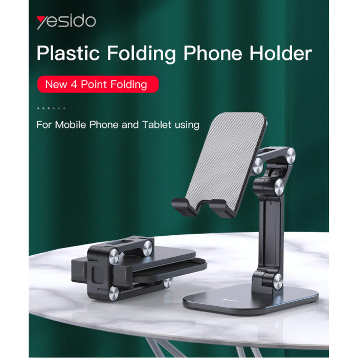 C104 Desktop Angle Adjustable Mobile Phone Stand Aluminum Alloy Tablet Cell Phone Holder