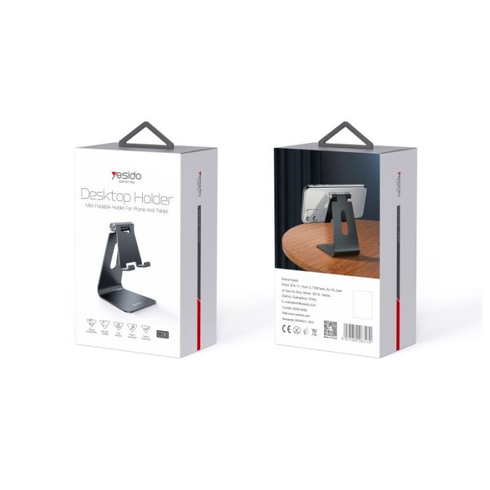 C96 Display Aluminium Table Adjustable Flexible Desktop Desk Tablet Mobile Phone Holder