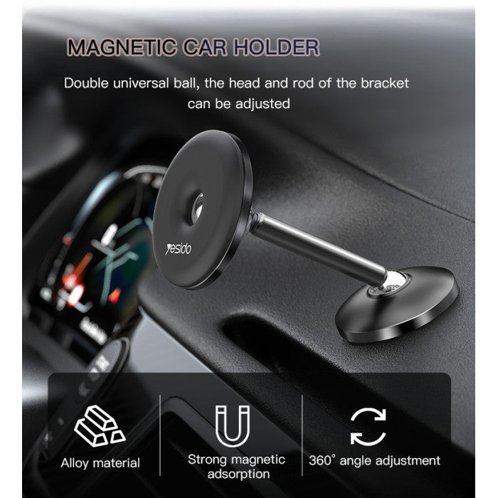 C93 Dashboard Magnetic Cellphone Mount Universal 360 Degree Adjustable Mobile Phone Holder For Car