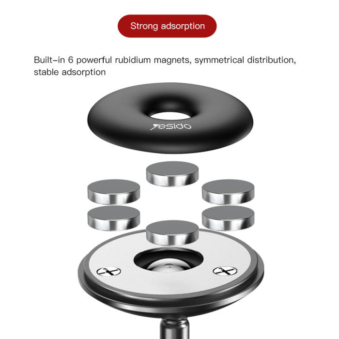 C93 Dashboard Magnetic Cellphone Mount Universal 360 Degree Adjustable Mobile Phone Holder For Car