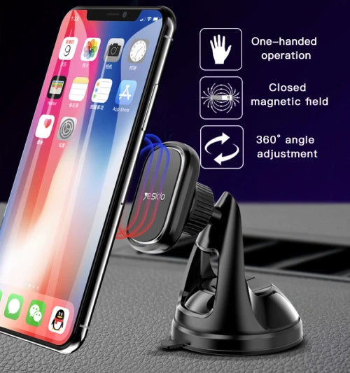 C72 Universal 4Pcs Magnets Mobile Phone Holder Mount Magnetic Cell Phone Holder For Car