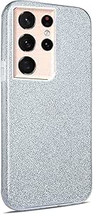 Samsung S24 ULTRA, Bling Sparkle Shockproof Cute Sparkly Case Cover for Women and Girls. Protective Case for Samsung S23 ULTRA