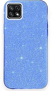 Glitter Case for Samsung A22 5G, Bling Sparkle Shockproof CGute Sparkly Case Cover for Women and Girls. Protective Case for Samsung A22 5