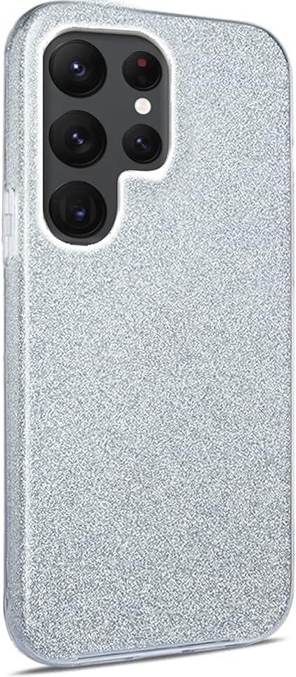 Samsung S24, Bling Sparkle Shockproof Cute Sparkly Case Cover for Women and Girls. Protective Case for Samsung S24