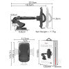C111 360 Arm Truck Car Adjustable Mobile Phone Dash Windshield Clip Phone Holder On Dashboard