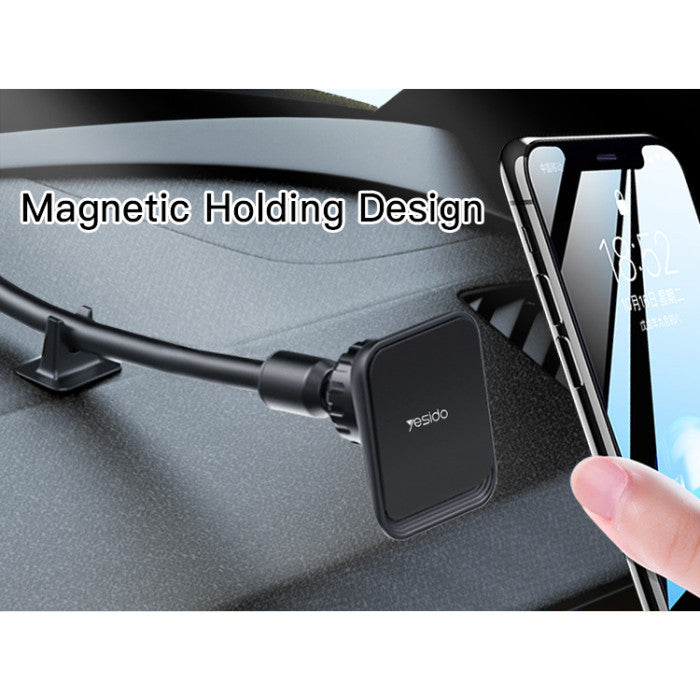 C109 Washable Suction Cup 4Pcs Car Mobile Phone Mount | Silicone Magnetic Car Phone Holder