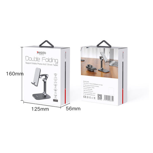 C104 Desktop Angle Adjustable Mobile Phone Stand Aluminum Alloy Tablet Cell Phone Holder