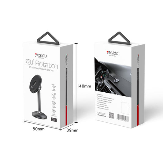 C93 Dashboard Magnetic Cellphone Mount Universal 360 Degree Adjustable Mobile Phone Holder For Car