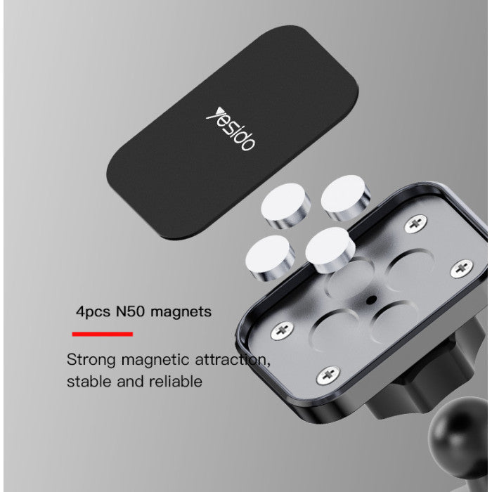 C92 Magnets Square Pad Smartphone Mount Cell Phone Universal Magnetic Cd Slot Car Phone Holder