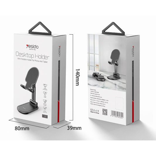 C85 Portable Desktop Telescopic Folding Phone Holder Adjustable Aluminium Alloy Tablet Stand