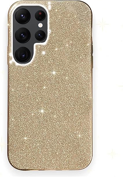 Samsung S24, Bling Sparkle Shockproof Cute Sparkly Case Cover for Women and Girls. Protective Case for Samsung S24