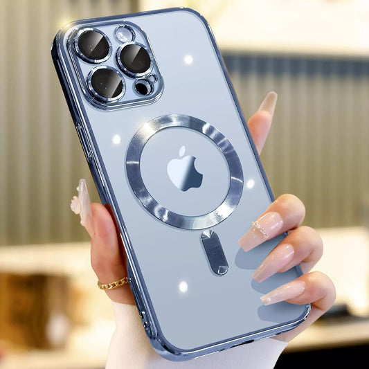 Electroplated MagSafe Compatible Shockproof Slim Cover For iPhone 14 Pro