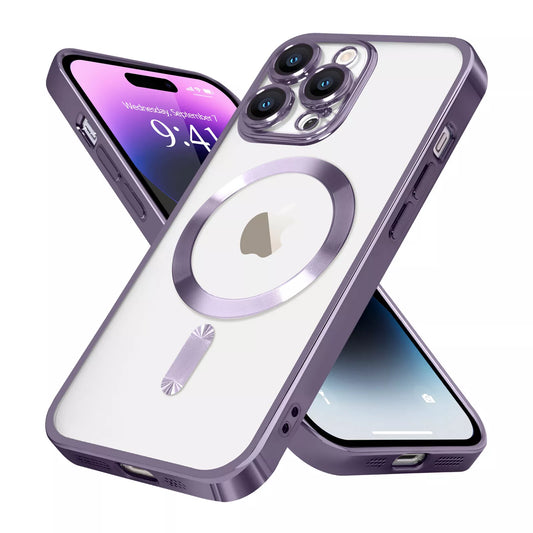 Electroplated MagSafe Compatible Shockproof Slim Cover For iPhone 16