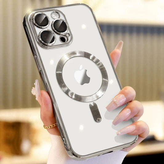 Electroplated MagSafe Compatible Shockproof Slim Cover For iPhone 14 Pro Max
