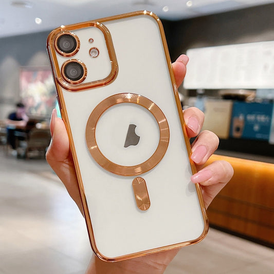 Electroplated MagSafe Compatible Shockproof Slim Cover For iPhone 11