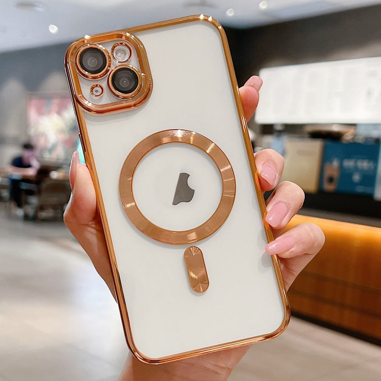 Electroplated MagSafe Compatible Shockproof Slim Cover For iPhone 15 PLUS