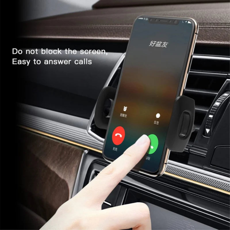 YESIDO C47 Mini Silicone Car Mount Holder - Black